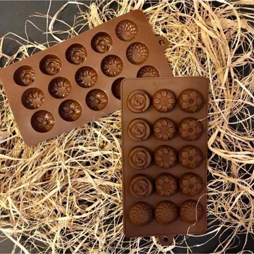 Mini Çikolata Kalıbı 15’Li Çikolata Kalıbı Silikon Kalıp