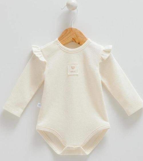 MY BABY ÇITÇITLI İKİLİ BODY Ekru
