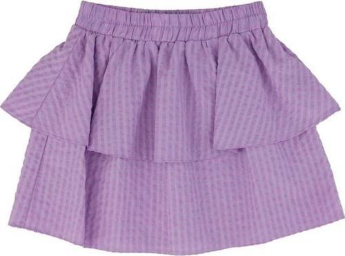 KATLI DESENLİ ETEK Lila