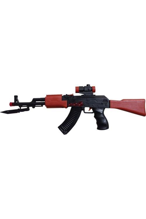 Pilli Sesli Işıklı Tüfek Ak-47 Oyuncak