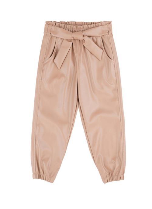 SUNİ DERİ PANTOLON Camel