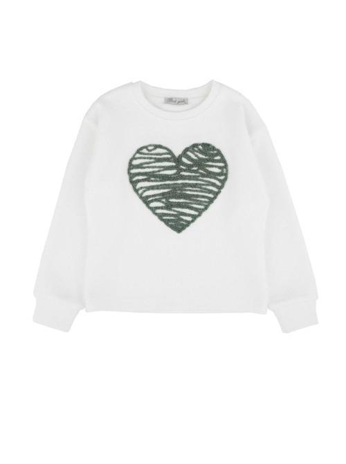 KALP İŞLEMELİ SWEATSHIRT Mint Yeşili
