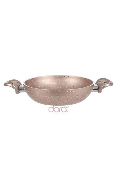 Quantum 4 Mm Gülkurusu 18 Cm Çift Kulp Omlet-Sahan Tava
