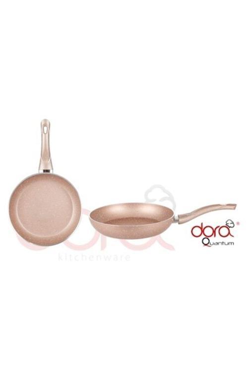 Sultan 26 Cm 4 Mm Gülkurusu Yanmaz,Yapışmaz Granit Tava