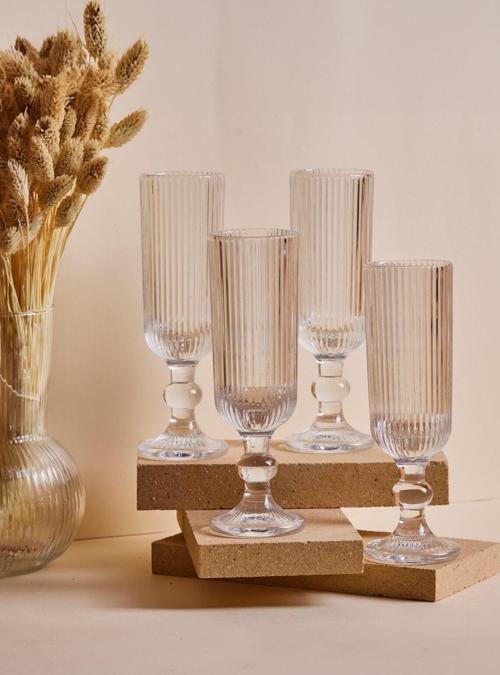 4 Parça Imola 4’Lü Uzun Kadeh Takımı 160 Ml 0 - 199 Cc Cam Şampanya Kadehi