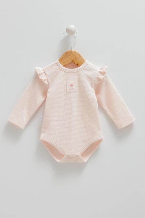 MY BABY ÇITÇITLI İKİLİ BODY Pembe