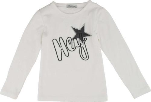 HEY NAKIŞLI BLUZ Siyah