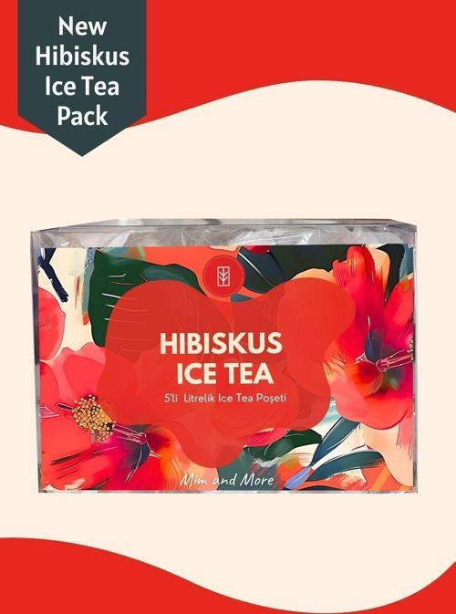 Hibiskus Ice Tea Pack - Soğuk Çay Paketi, 5X20 Gr