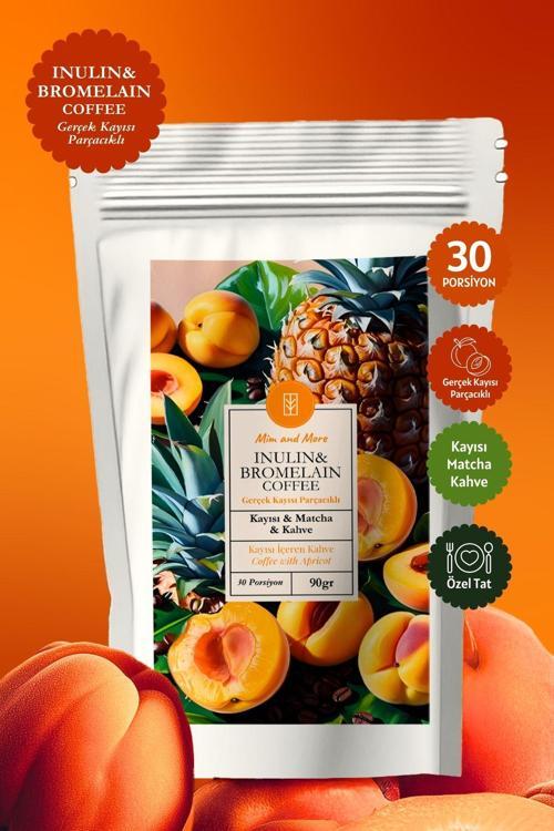Inulin & Bromelain Coffee - Inulin, Bromelain, Matcha Ve Kayısılı Form Kahve, 90 Gr