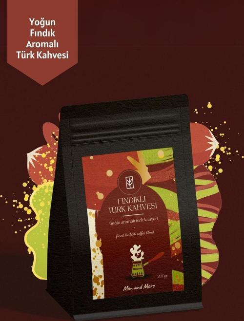 Hazelnut Turkish Coffee, Fındık Aromalı Türk Kahvesi,150 Gr