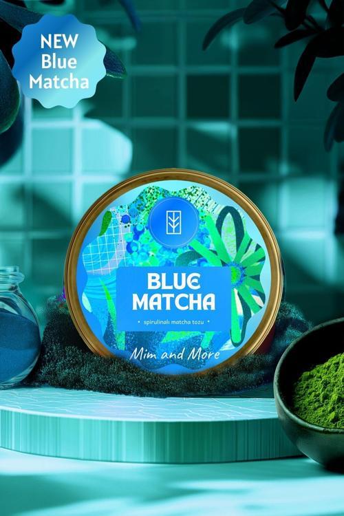 Blue Matcha - Mavi Spirulina Superfood Matcha Tozu, 25 Gr