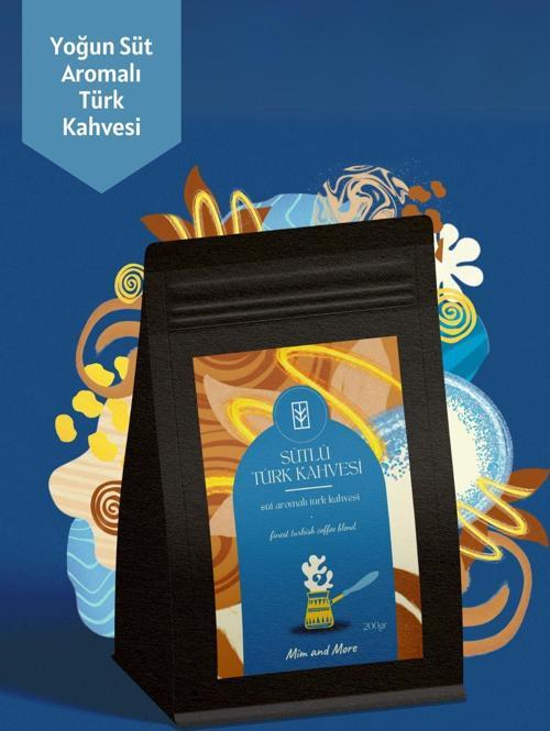 Sütlü Türk Kahvesi, Süt Aromalı Türk Kahvesi, 200 Gr