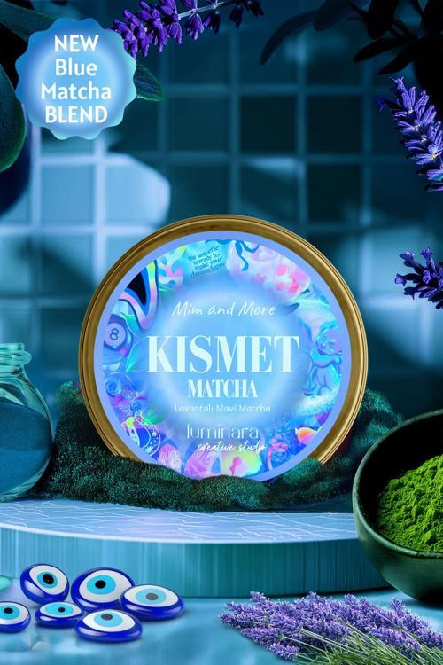 Luminara Studio X Kısmet Matcha - Lavanta Aromalı Mavi Spirulina Superfood Matcha, 25 Gr