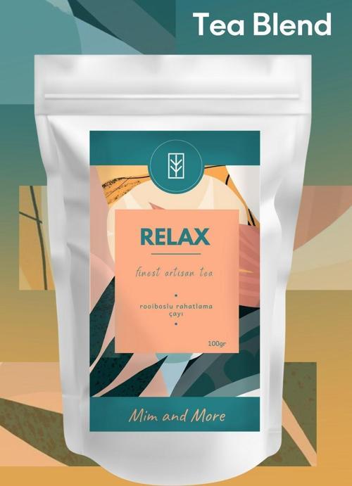 Relax Tea - Rooiboslu Bitki Çayı, 100 Gr