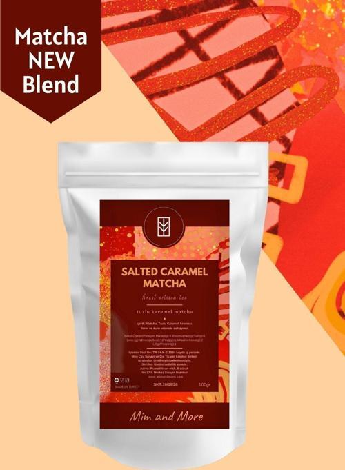 Salted Caramel Matcha - Tuzlu Karamel Aromalı Matcha, 100 Gr