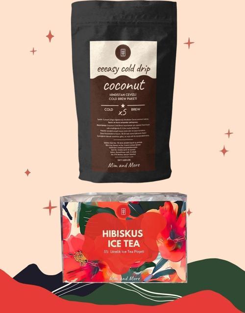 Hibiscus Glow Duo - Coconut Easy Cold Drip, Hibiskus Ice Tea 2'Li Yaz Paketi