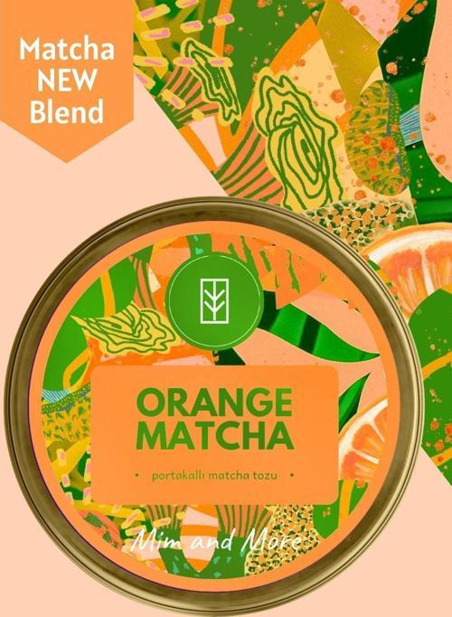 Orange Matcha - Portakal Aromalı Matcha, 25 Gr