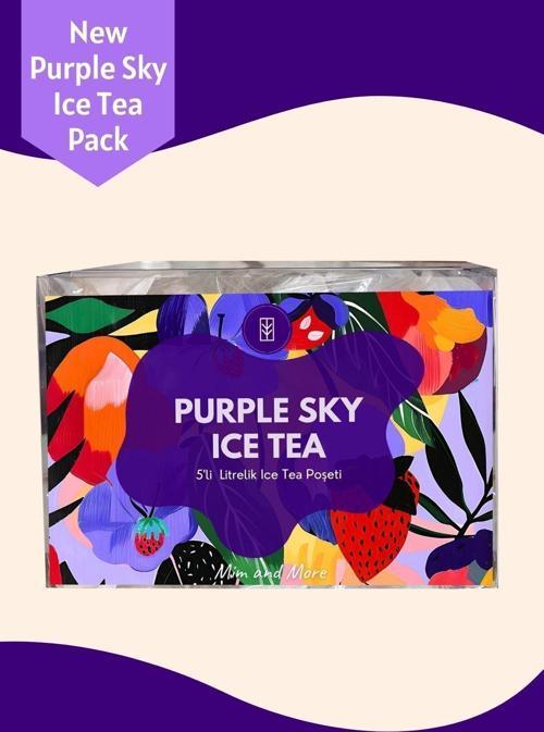 Purple Sky Ice Tea Pack - Soğuk Çay Paketi, 5X20 Gr