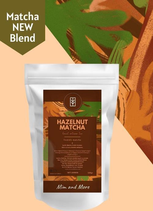 Hazelnut Matcha - Fındık Aromalı Matcha, 100 Gr