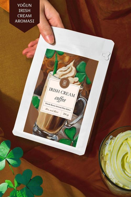Irish Coffee - Irlanda Krema Aromalı Çekirdek Kahve, 200 Gr