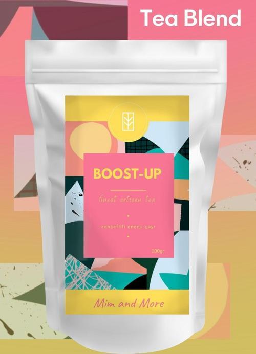 Boost-Up Tea - Zencefilli Enerji Çayı, 100 Gr