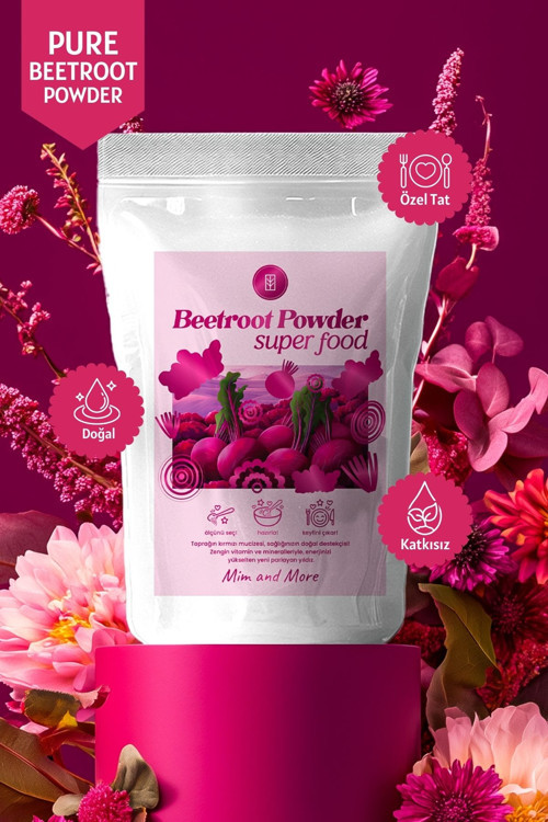 Doğal Pancar Tozu - Superfood Beetroot Powder, 50 Gr