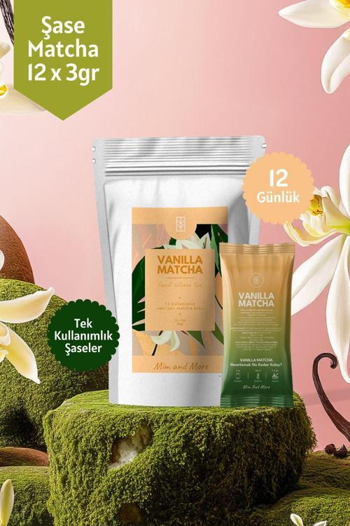 Vanilla Matcha Tekli Şase – 12 Günlük Özel Paket, 12X3 Gr