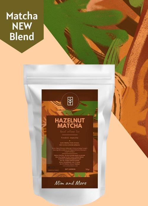 Hazelnut Matcha - Fındık Aromalı Matcha, 50 Gr