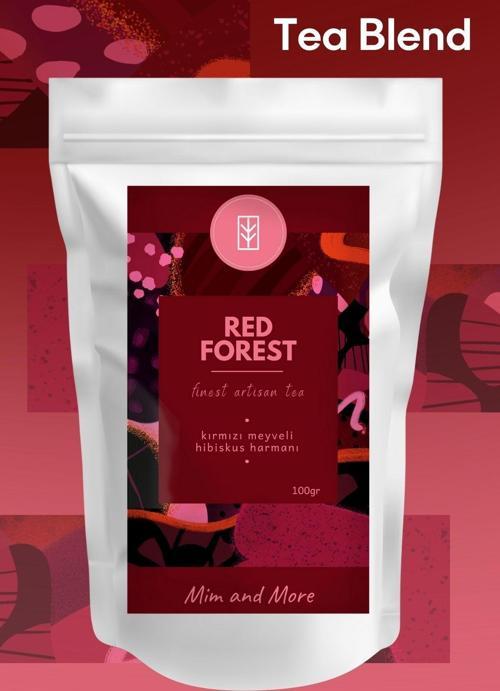 Red Forest Tea - Kırmızı Meyveli Hibiskus Çayı 100, Gr