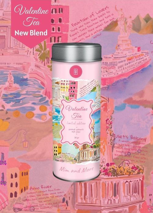 Valentine Tea - Pamuk Şekerli Aşk Çayı 2025 Limited Edition, 30 Gr