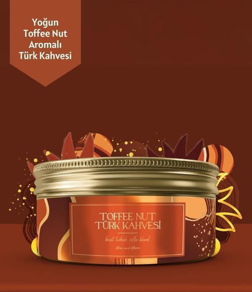 Toffee Nut Turkish Coffee Kahvesi - Toffee Nut Aromalı Türk Kahvesi,150 Gr