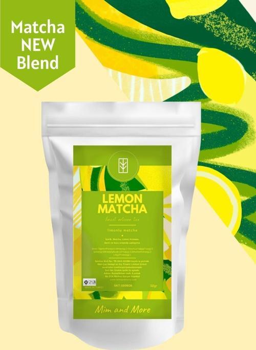 Lemon Matcha - Limon Aromalı Matcha, 50 Gr
