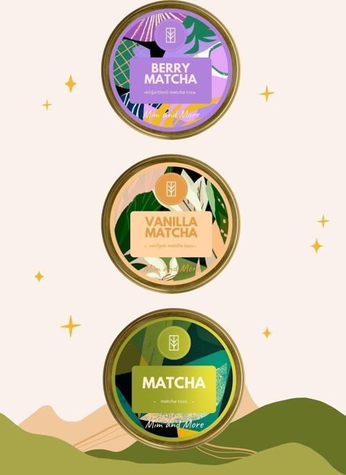 Matcha Detox Set - Pure, Vanilla, Berry Matcha, 3X25 Gr