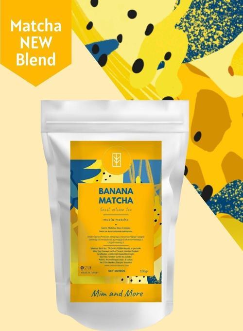 Banana Matcha - Muz Aromalı Matcha, 100 Gr