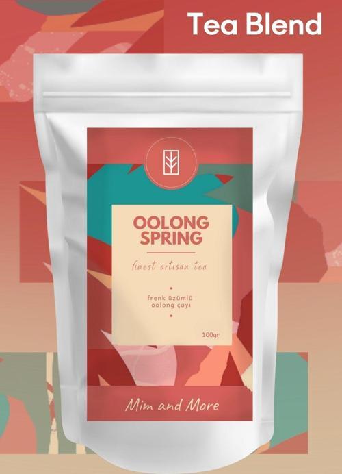 Oolong Spring Tea - Frenk Üzümlü Oolong Çayı, 100 Gr