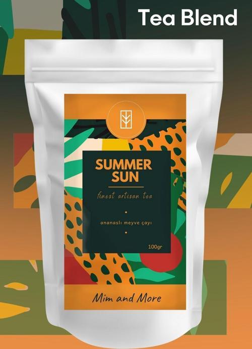 Summer Sun Tea - Ananaslı Meyve Çayı, 100 Gr