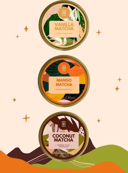 Sweet Tropic Matcha 3'Lü Set - Vanilla Matcha, Mango Matcha, Coconut Matcha 3'Lü Set