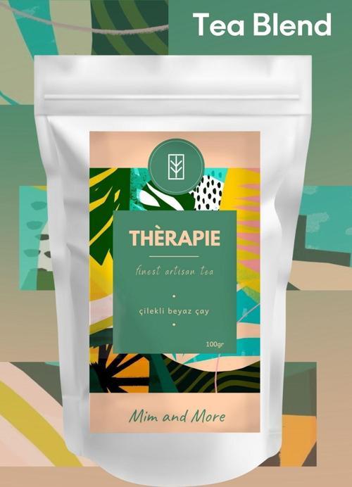 Thérapie Tea - Çilekli Beyaz Çay 100Gr