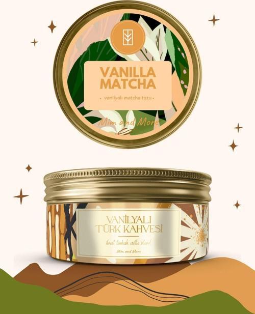 Traditional Vanilla Harmony Set - Vanilya Aromalı Türk Kahvesi, Matcha 2'Li Set