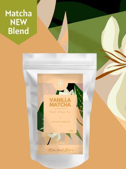 Vanilla Matcha - Vanilya Aromalı Matcha, 100 Gr