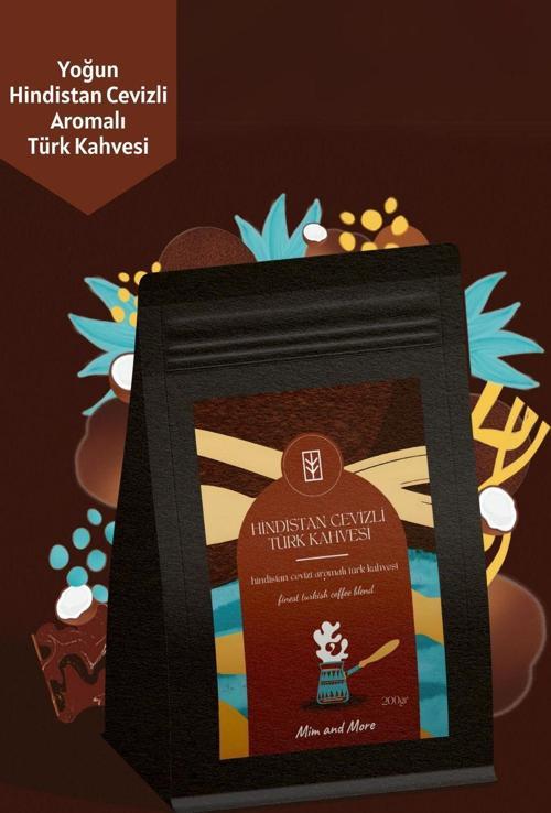 Coconut Turkish Coffee - Hindistan Cevizi Aromalı Türk Kahvesi, 200 Gr