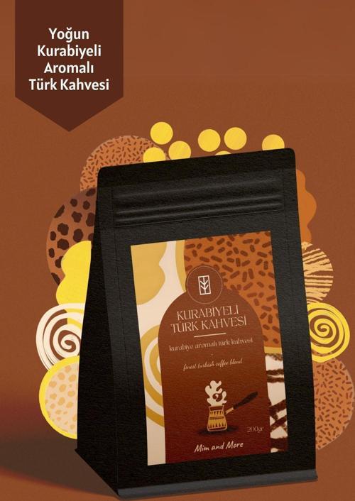 Cookie Turkish Coffe - Kurabiye Aromalı Türk Kahvesi, 200 Gr