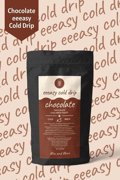 Chocolate Easy Cold Drip - Çikolatalı Cold Brew Paketi, 5 X 25 Gr