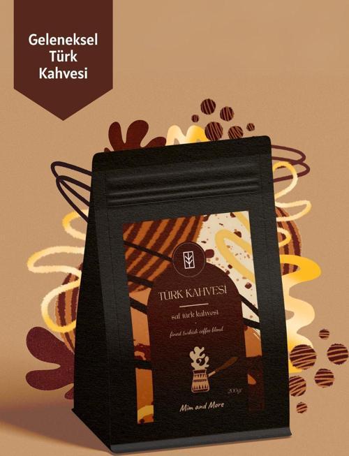 Turkish Coffee, Saf Türk Kahvesi,200 Gr