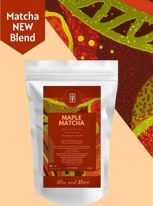 Maple Matcha - Akçaağaç Şurubu Aromalı Matcha, 100 Gr