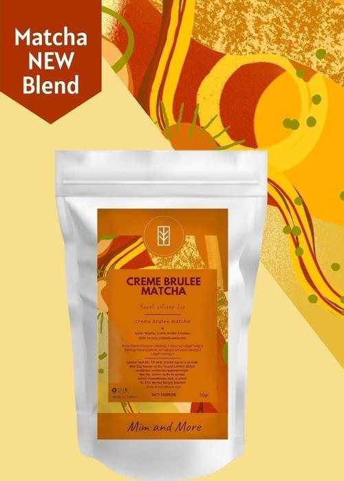 Creme Brûlée Matcha - Crème Brûlée Aromalı Matcha, 50 Gr