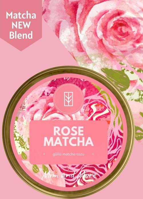 Rose Matcha Gül Aromalı Matcha, 25 Gr