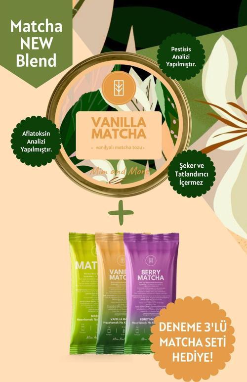 Vanilla Matcha - Vanilya Aromalı Matcha, 25 Gr