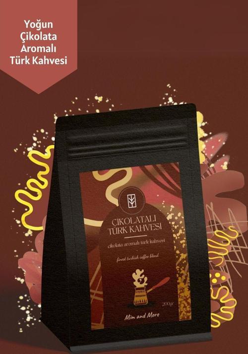 Çikolatalı Türk Kahvesi Çikolata Aromalı Türk Kahvesi 200 Gr