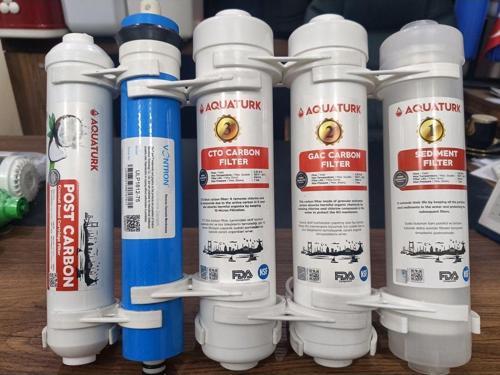 Aquaturk Tüm Kaplaı Kasa Cihazlarına Uyumlu 5 Aşama Filtre Takımı